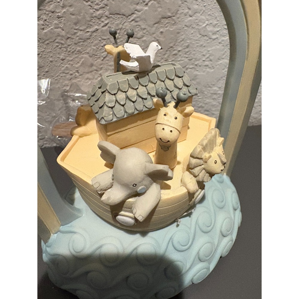 NIB DEMDACO Lori Siebert "Noah's Ark" Musical Figurine Plays "Over The Rainbow" - Picture 2 of 9